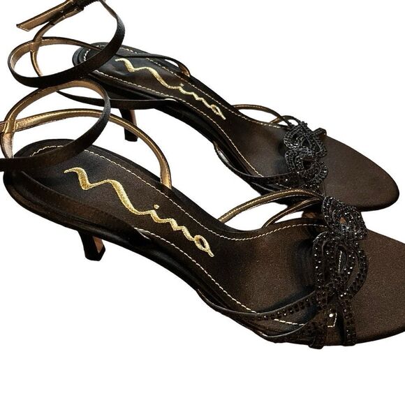 ✨Nina Women's Ankle Strap Open Toe Sz 10M Sandals✨ - Picture 2 of 6